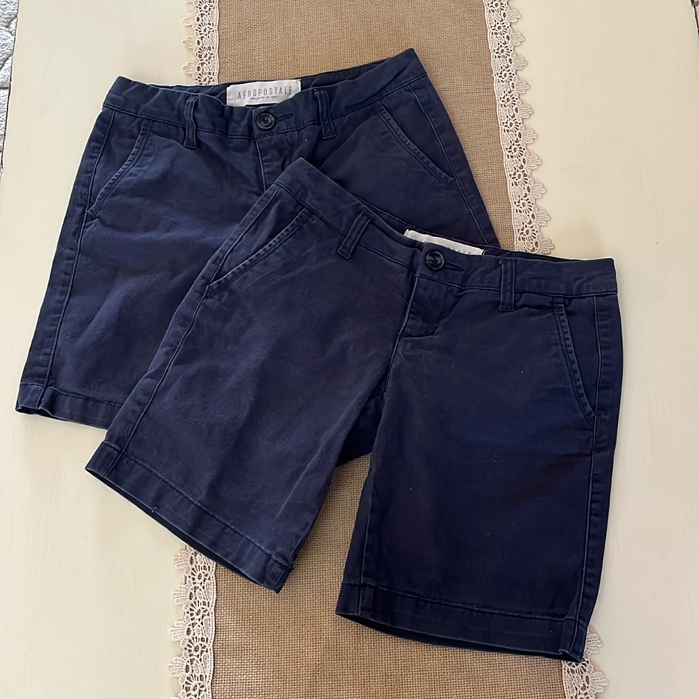 BUNDLE Two Pairs Aeropostale Bermuda Twill Shorts